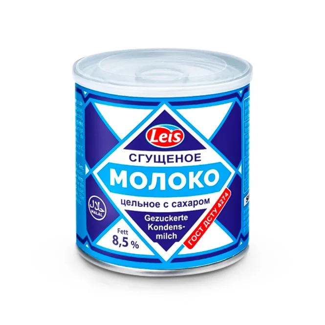 Leis Kondensmilch gezuckert 8,5% Fett 370g HALAL
